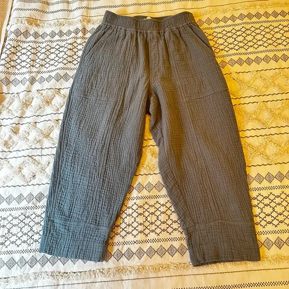 Madewell cropped pull on pants - Picture 1 of 4